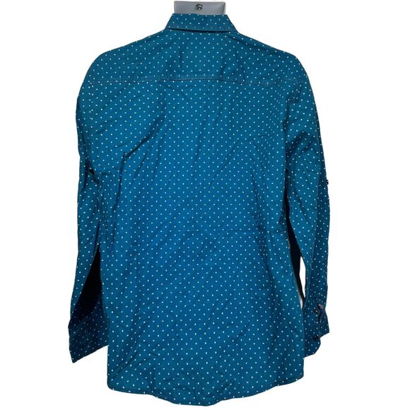 tranquility mayhem blue Long sleeve shirt size M - Picture 3 of 7
